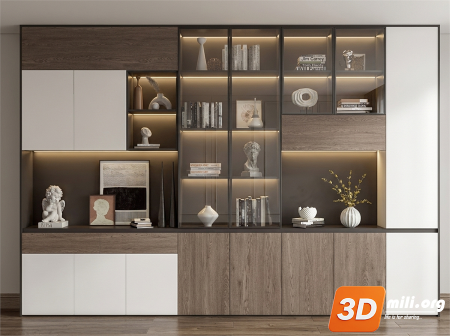 Decorative cabinet Skp Files